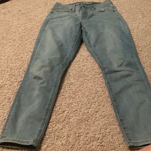 light wash blue skinny jeans size 25